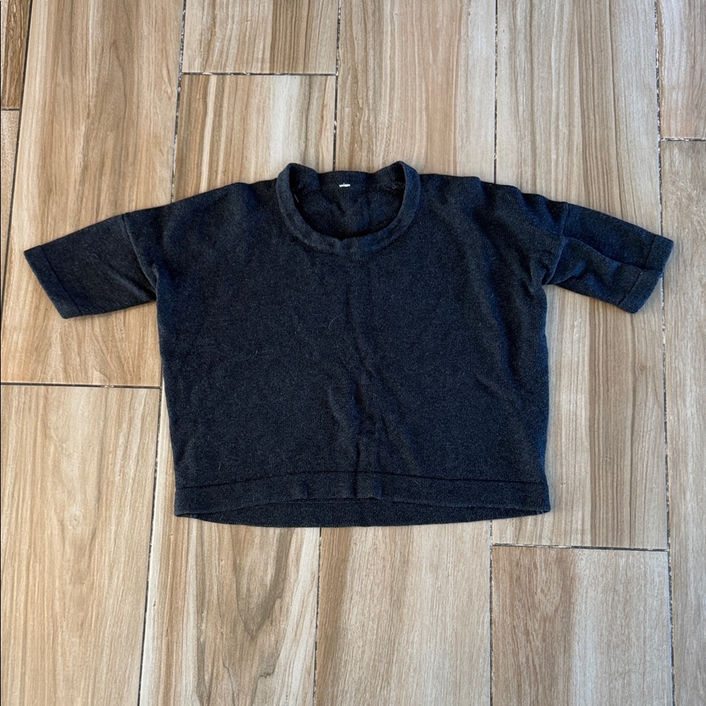 lululemon athletica Charcoal Short Sleeve Tee